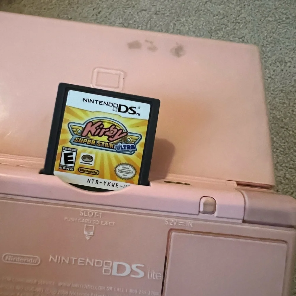 Pink Nintendo DS Lite Handheld Console